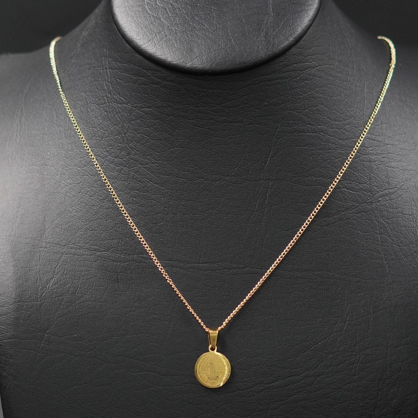 Miniatura 2 de Cadena-Dije San Benito Dorada Cad. Cuban